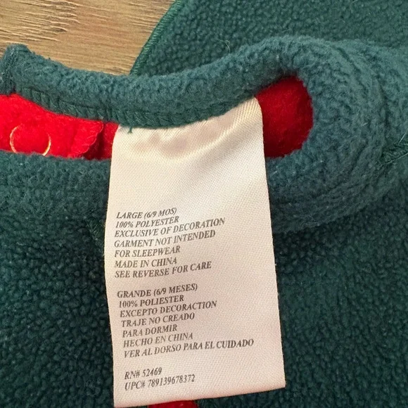 Red infant size 6-9 months chili pepper Halloween costume - Picture 2 of 6